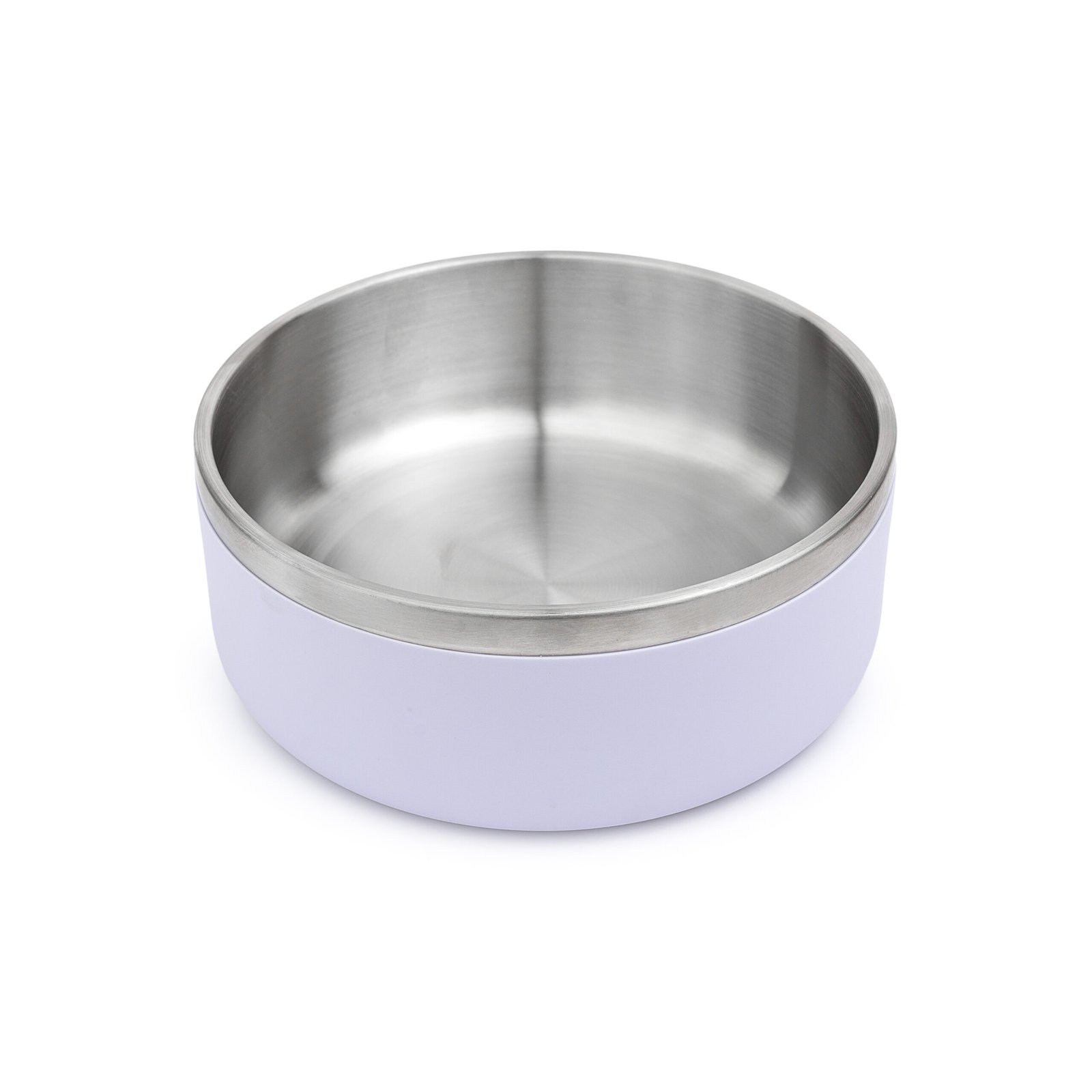 Large Double Stainless Steel Dog Bowl - Black, White or Charcoal - Image 17