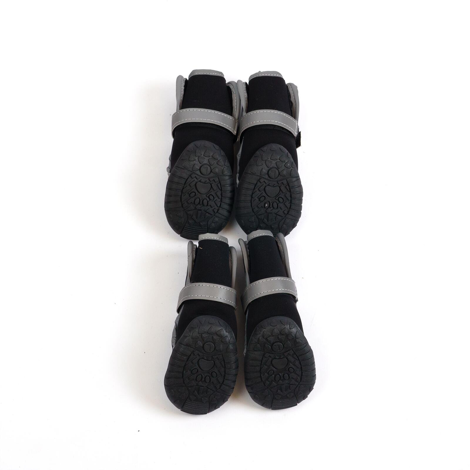 Reflective Neoprene Dog Boots with Rubber Grip Sole - Image 7
