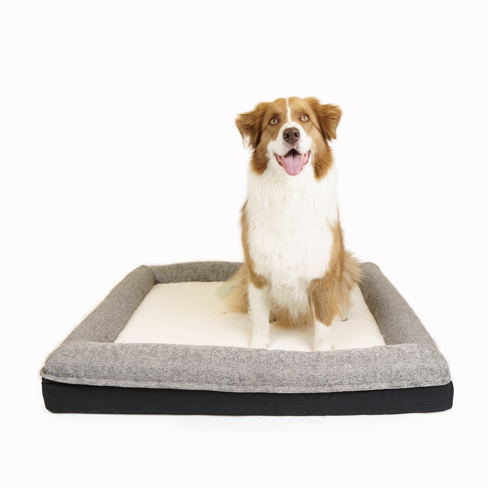 Arno Dog Bed in Box, Small/Medium Lounge Bed with Memory Foam - Image 2