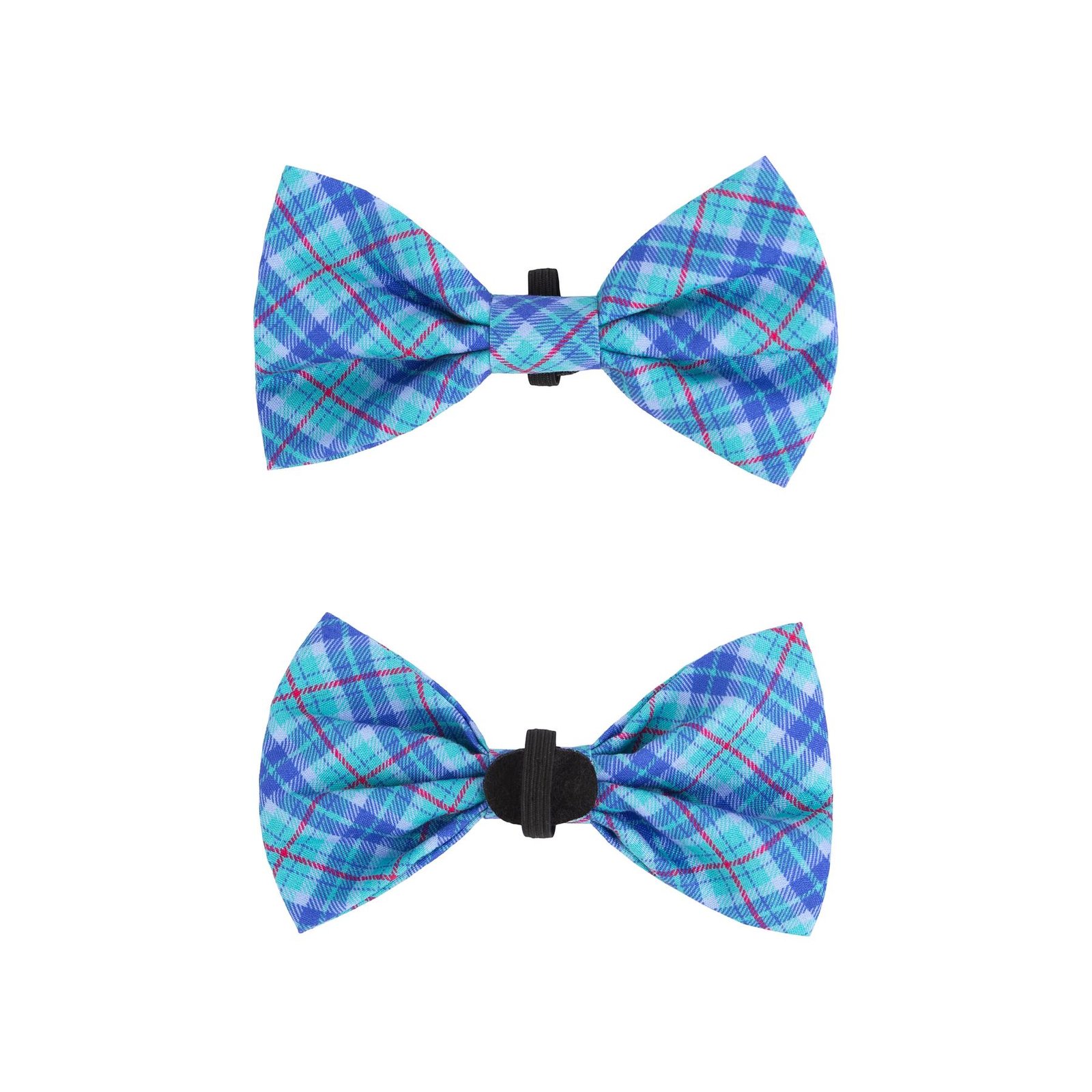 3-Pack Bowtie Slider for Dogs, Soft Fabric, Multiple Colors