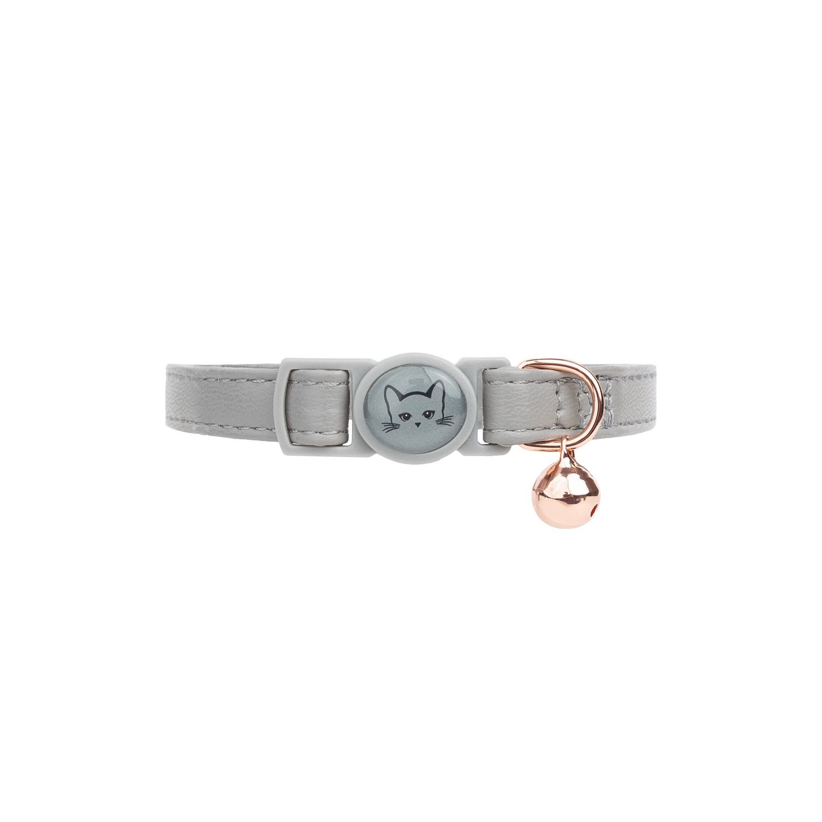 Vegan Leather Safety Cat Collar, Breakaway Buckle - Image 7