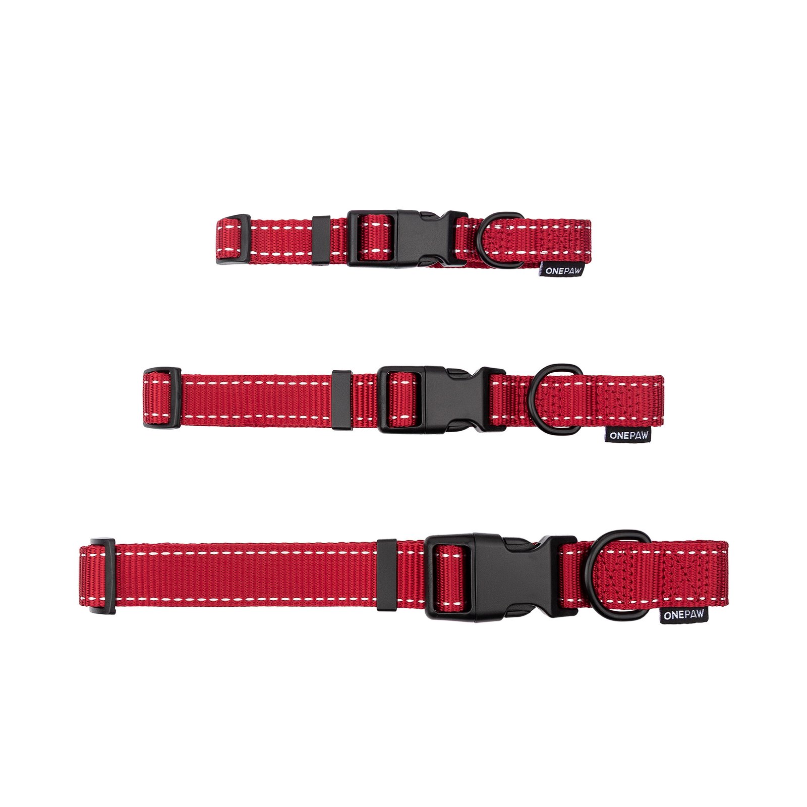 One Paw, Webbing Collar for Dogs, Multiple Colors and Sizes - Image 2