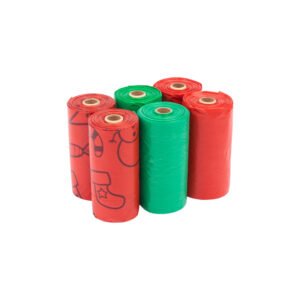 6 Pack Poop Bags, Dog Accessory, Eco-friendly cleanup solution