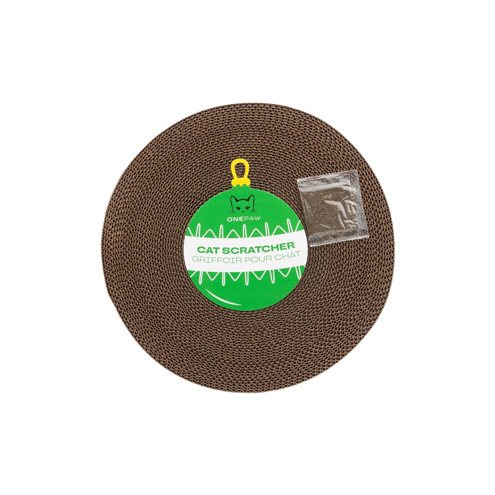 Holiday Cat Scratcher, Cat Toy, Festive scratching fun - Image 2