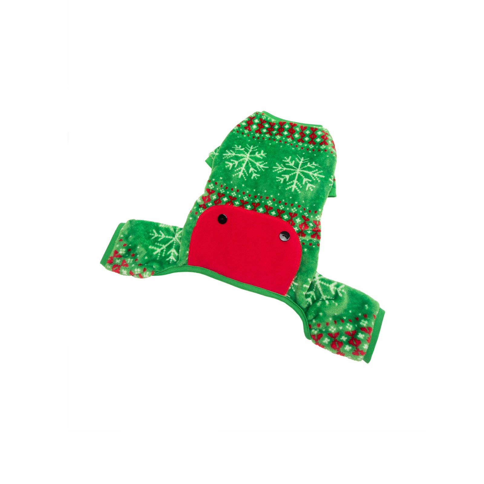 Holiday Snowflake PJ, Dog Pajamas, Classic Snowflake Design - Image 5