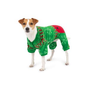 Holiday Snowflake PJ, Dog Pajamas, Classic Snowflake Design