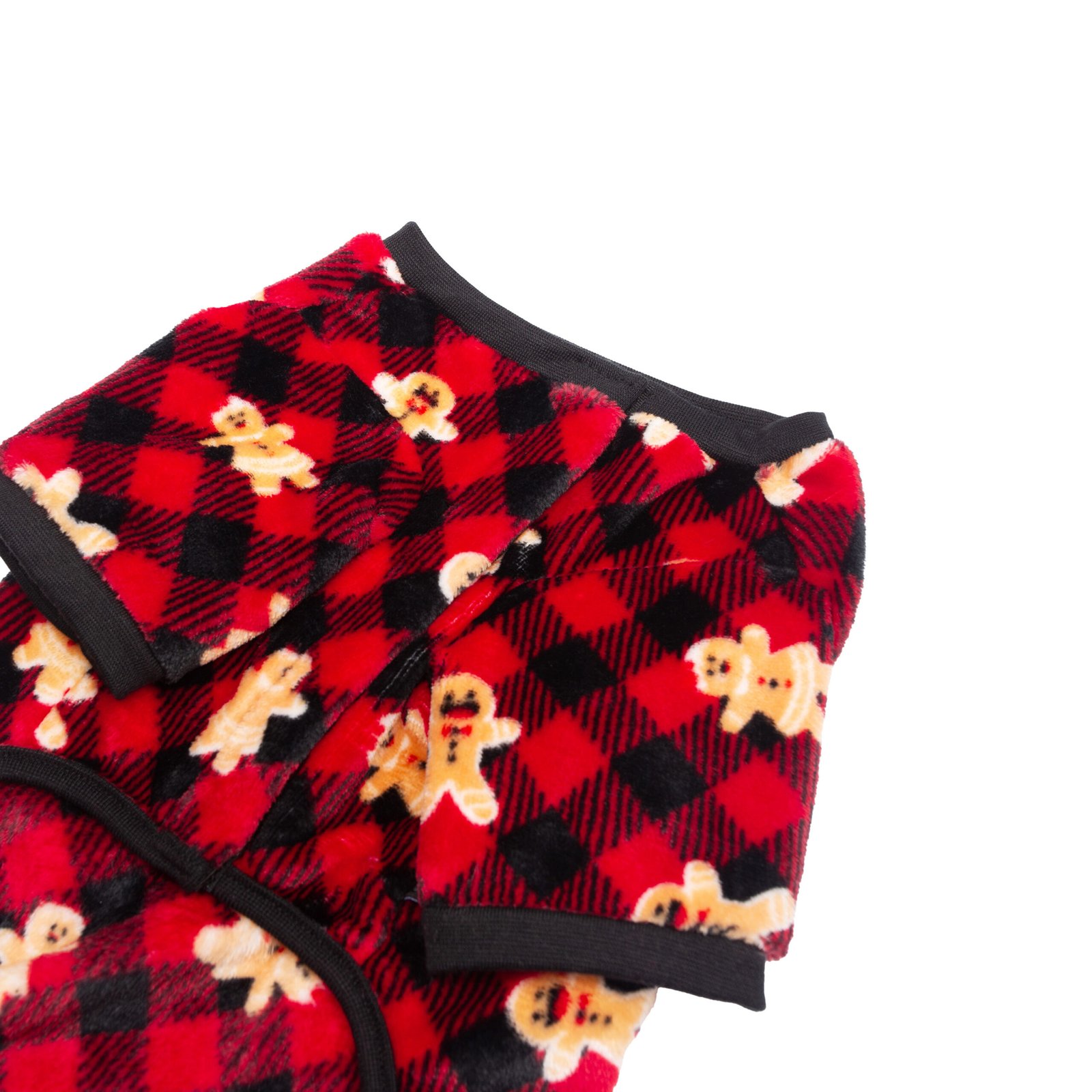 Holiday Gingerbread PJ, Dog Pajamas, Sweet Gingerbread Print - Image 4