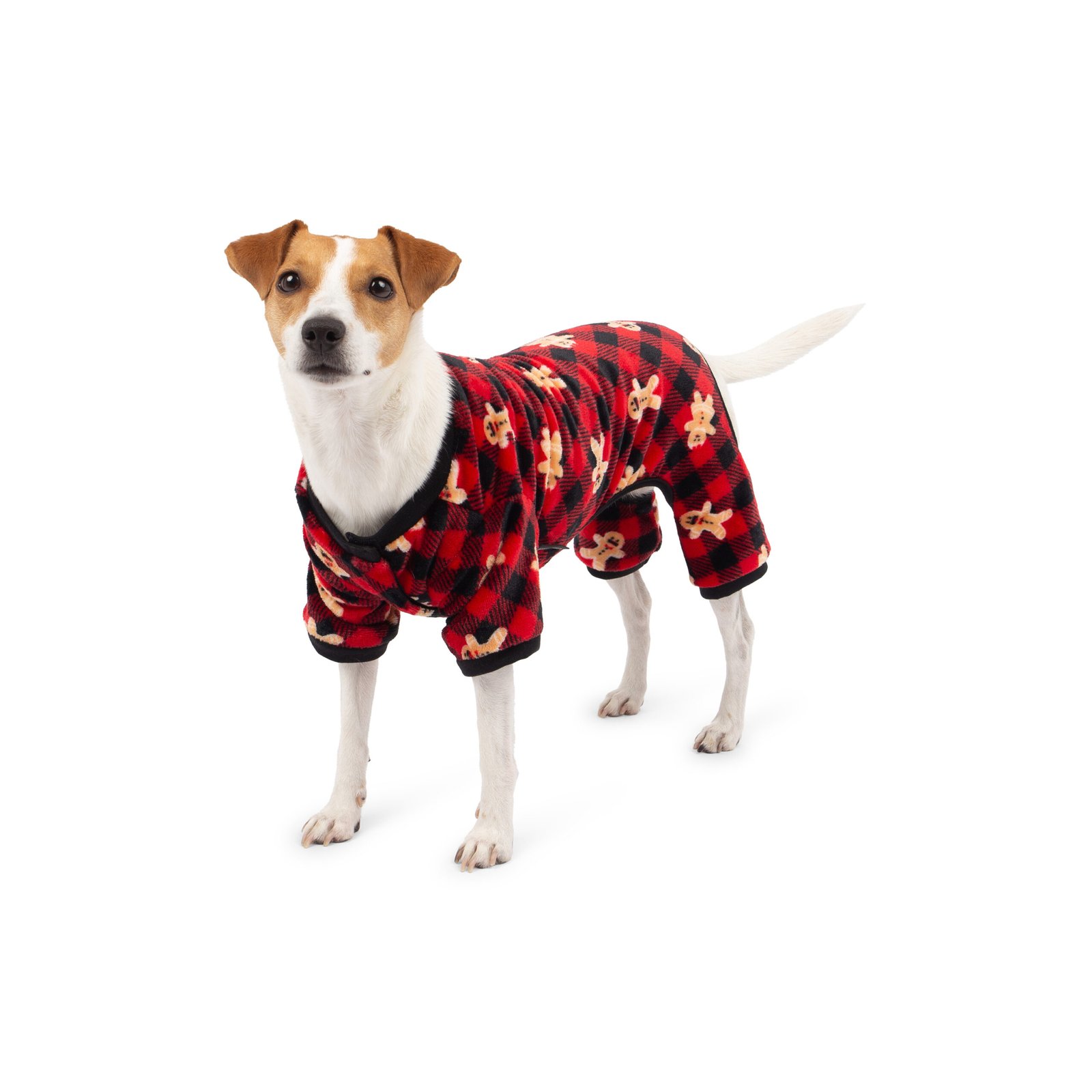 Holiday Gingerbread PJ, Dog Pajamas, Sweet Gingerbread Print