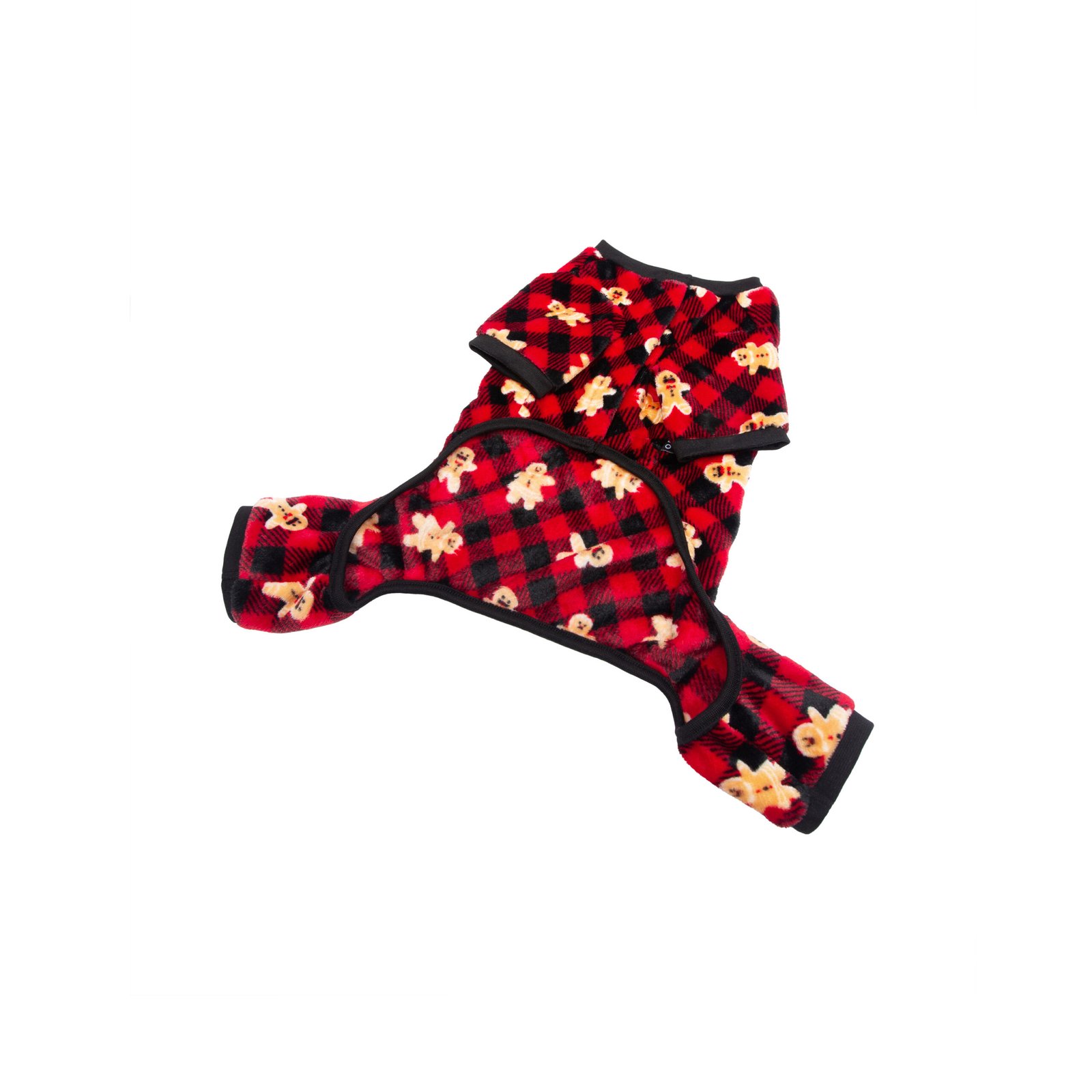 Holiday Gingerbread PJ, Dog Pajamas, Sweet Gingerbread Print - Image 2