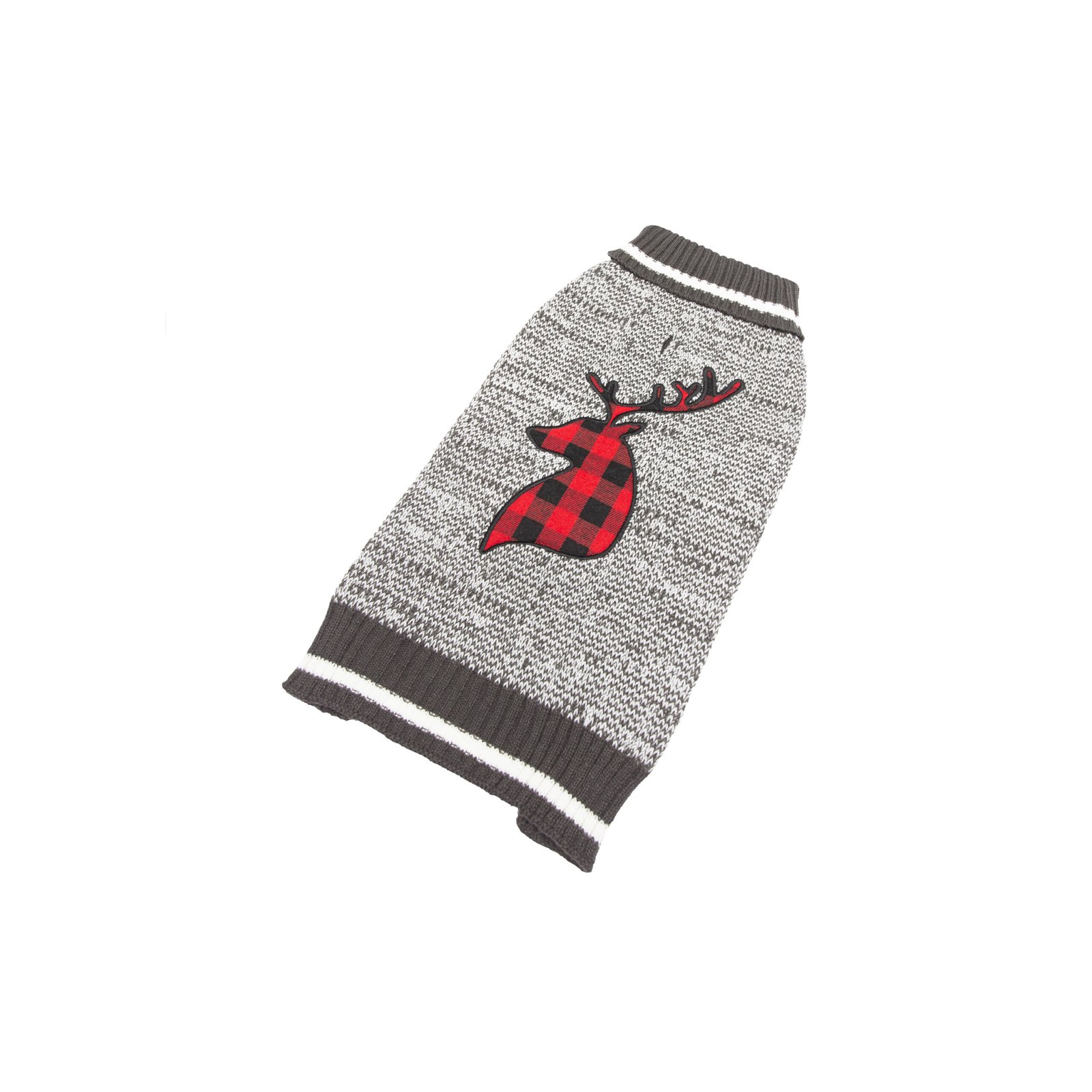 Reindeer Applique Sweater, Dog Sweater, Cute Reindeer Applique - Image 5