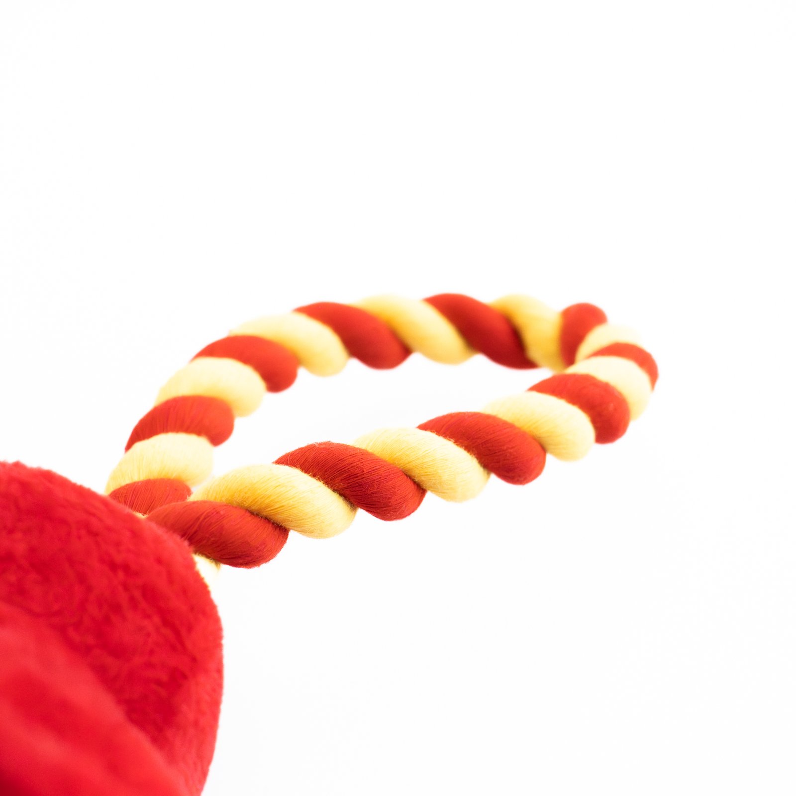 Fire Hydrant Dog Toy with Rope and Squeaker - Image 3