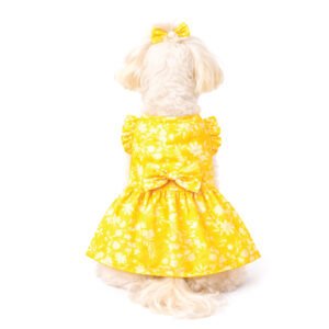Floral Bow Dog Dress