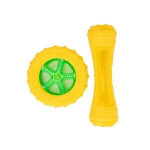 Wheel & Bone Nylon Chew Toy