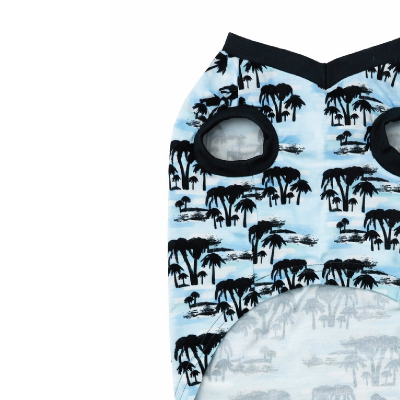 Classic Tropical Print Dog T-Shirt - Image 5